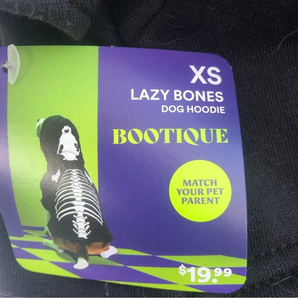 NWT Halloween skeleton gothic lazy bones costume XS